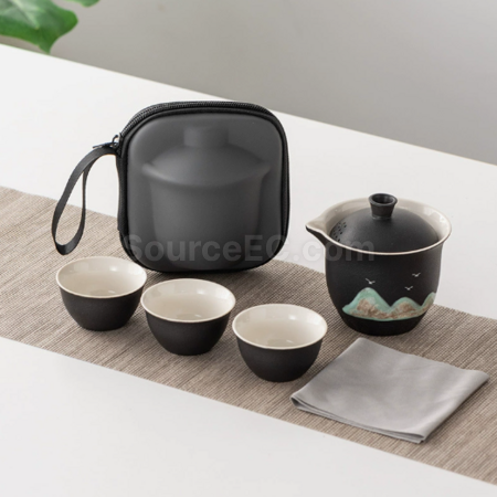 禮品訂造商務禮品旅行茶具套裝紀念品