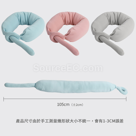 禮品訂造馬卡龍色柔軟護頸枕紀念品