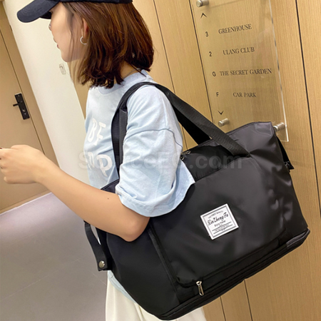 禮品訂造可折疊擴充大容量旅行袋紀念品