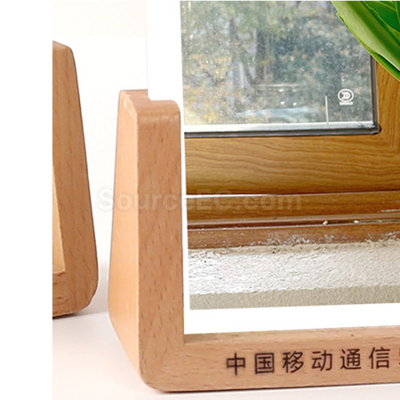 禮品訂造簡約現代U型豎版亞克力相框紀念品