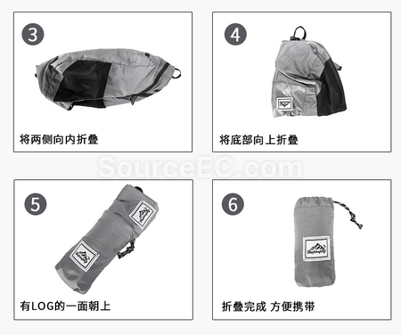 禮品訂造超輕防水戶外折疊登山背包紀念品