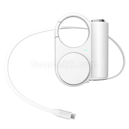 禮品訂造創意伸縮自帶線移動電源紀念品