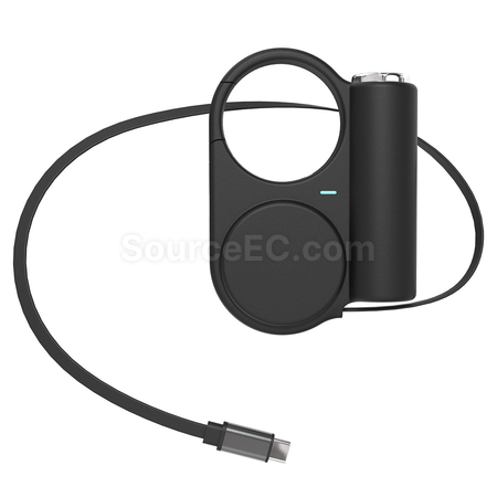 禮品訂造創意伸縮自帶線移動電源紀念品