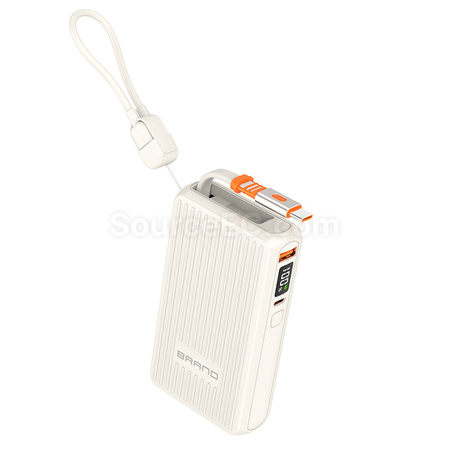 禮品訂造伸縮自帶線移動電源紀念品