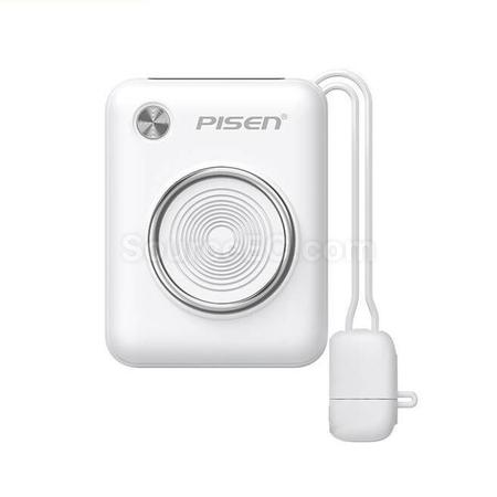 Pisen快充自帶雙線迷妳移動電源