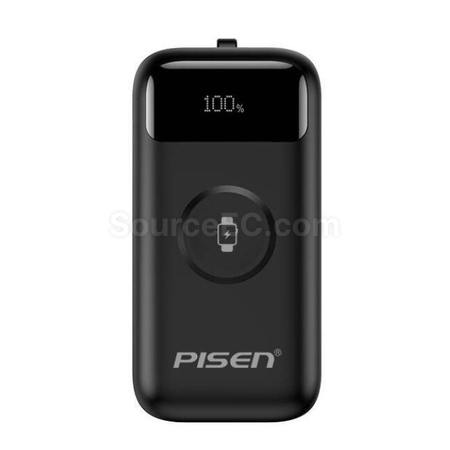 禮品訂造Pisen迷你自帶線移動電源紀念品