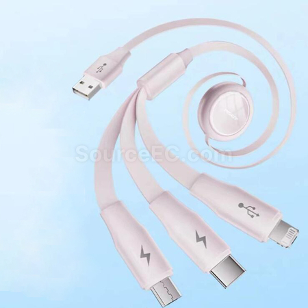 禮品訂造三合一數據線紀念品
