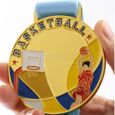 禮品訂造籃球金屬獎牌紀念品