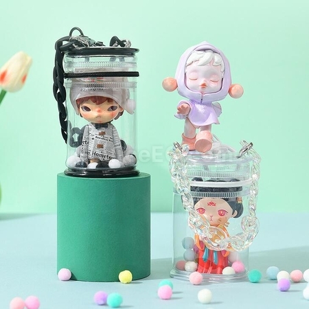 禮品訂造圓筒PVC透明娃包紀念品
