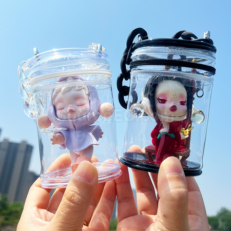 禮品訂造圓筒PVC透明娃包紀念品