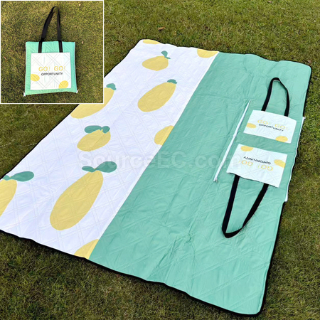 禮品訂造兩用野餐墊購物袋紀念品