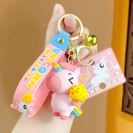 禮品訂造可愛獨角獸匙扣紀念品