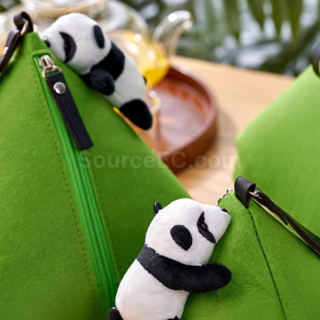禮品訂造熊貓粽子手提袋紀念品