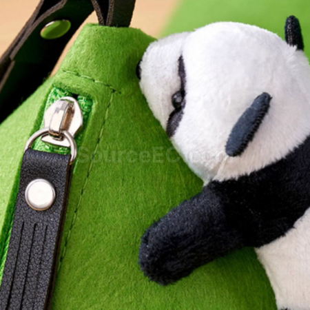 禮品訂造熊貓粽子手提袋紀念品