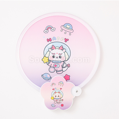 禮品訂造花朵折疊廣告扇子紀念品