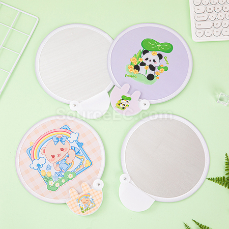 禮品訂造兔子折疊廣告扇子紀念品