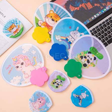 禮品訂造花朵折疊廣告扇子紀念品