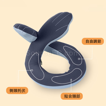 禮品訂造可變形螺旋U型枕紀念品