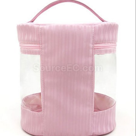 禮品訂造pvc透明圓桶包紀念品