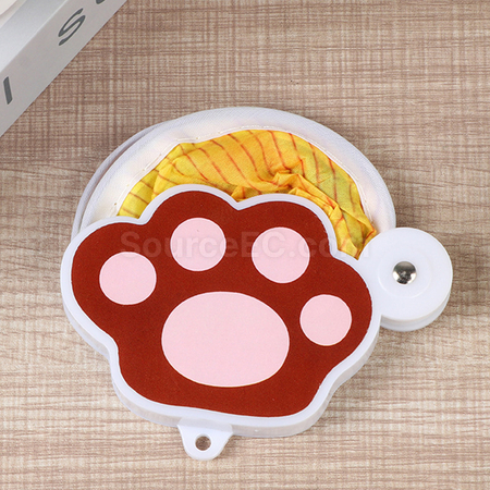 禮品訂造猫爪折疊廣告扇子紀念品