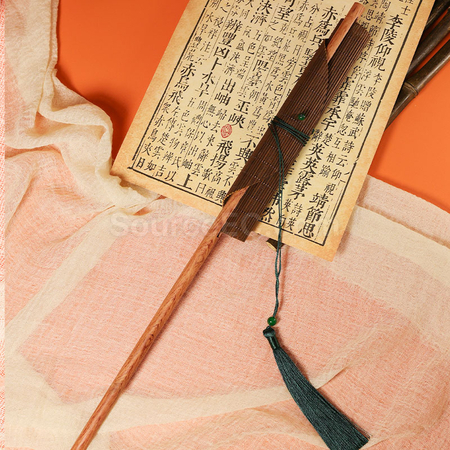 禮品訂造可卷旋轉竹子團扇紀念品