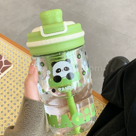 禮品訂造Tritan可愛吸管水樽紀念品