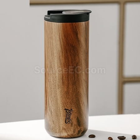 禮品訂造木紋便攜保溫杯紀念品