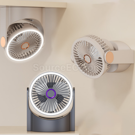 禮品訂造掛式桌面充電風扇紀念品