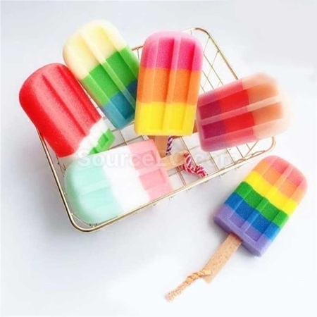 禮品訂造彩色雪條海綿刷紀念品