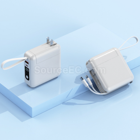 禮品訂造多功能三合一可拆卸插頭移動電源紀念品