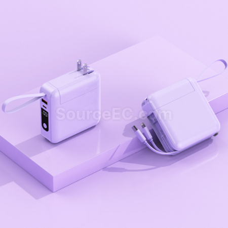 禮品訂造多功能三合一可拆卸插頭移動電源紀念品