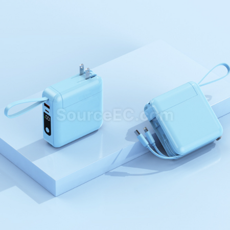 禮品訂造多功能三合一可拆卸插頭移動電源紀念品