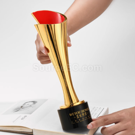 禮品訂造金屬圓柱獎杯紀念品
