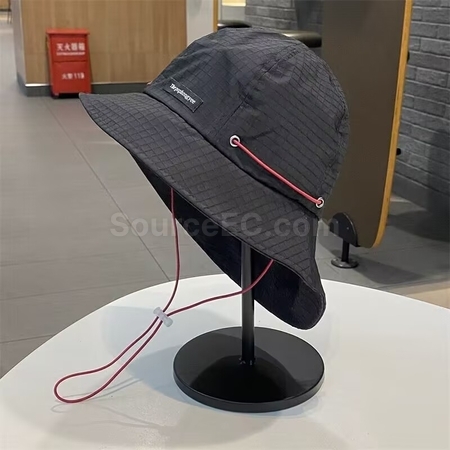 禮品訂造日系抽繩寬簷遮防曬防水盆帽紀念品