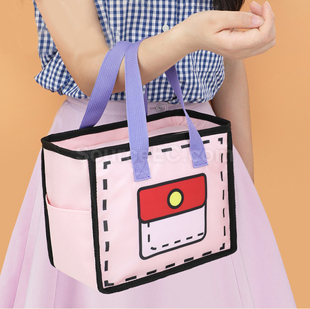 禮品訂造二次元保溫飯盒袋紀念品