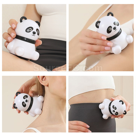 禮品訂造熊貓按摩器紀念品