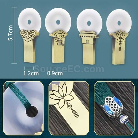 禮品訂造典雅古風USB紀念品