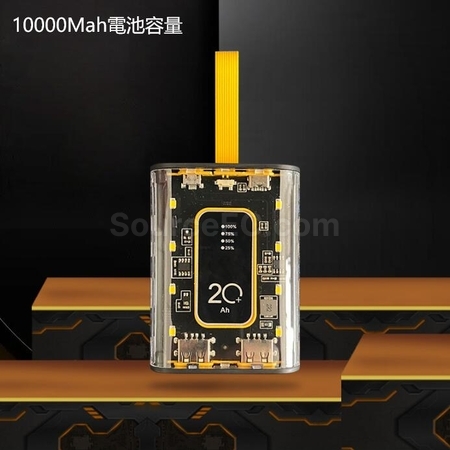 禮品訂造機甲透明風無線藍牙音箱套裝紀念品