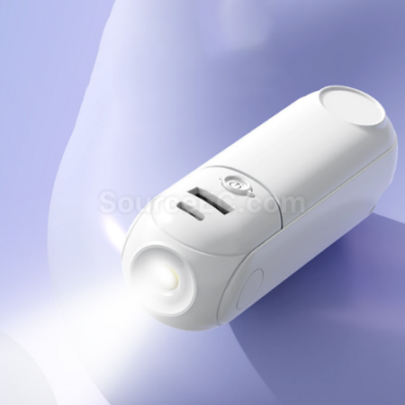 禮品訂造五合一（行動電源鏡子手電筒支架）手持風扇紀念品
