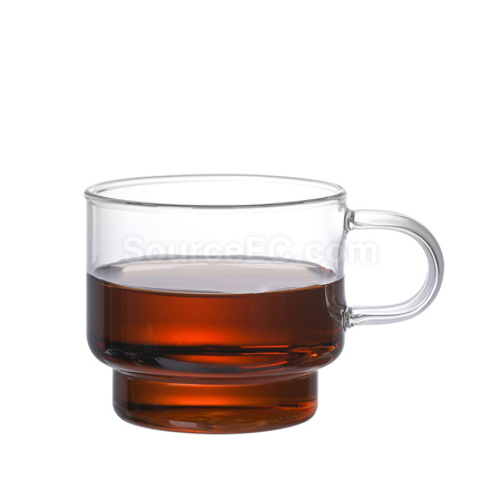 禮品訂造彩色玻璃咖啡杯紀念品