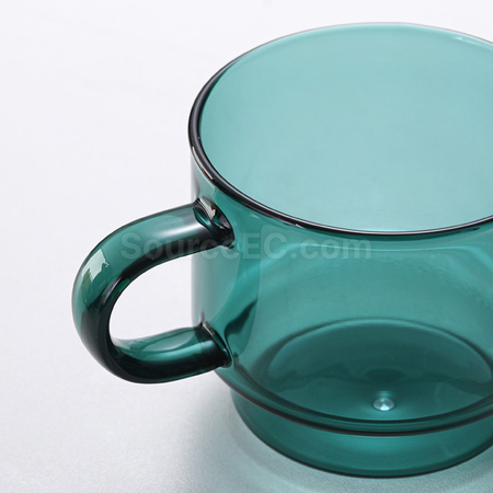 禮品訂造彩色玻璃咖啡杯紀念品