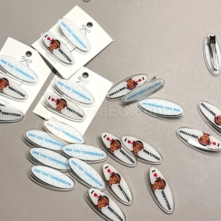 禮品訂造亞克力髮夾紀念品