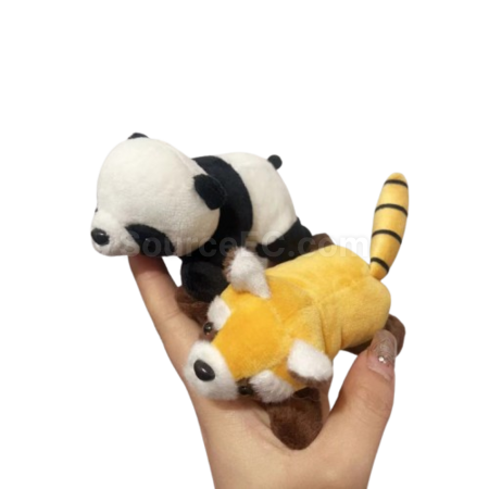 禮品訂造毛絨熊貓冰箱貼紀念品