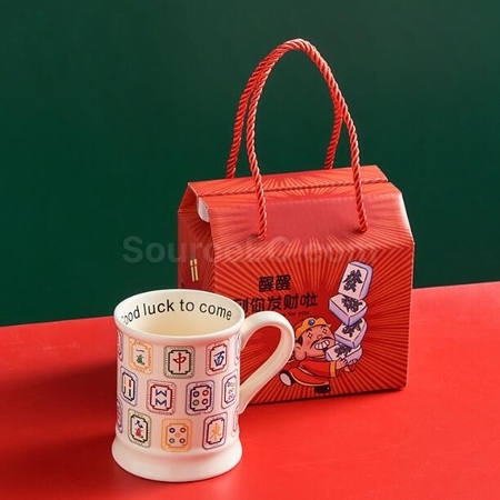 禮品訂造麻將馬克杯紀念品