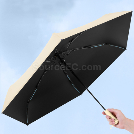禮品訂造雙龍骨防風隱藏手柄雨傘紀念品