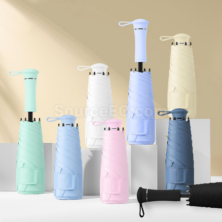 禮品訂造雙龍骨防風隱藏手柄雨傘紀念品