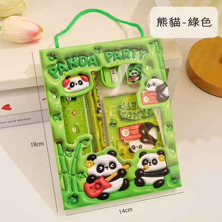 禮品訂造六合一卡通文具套裝紀念品
