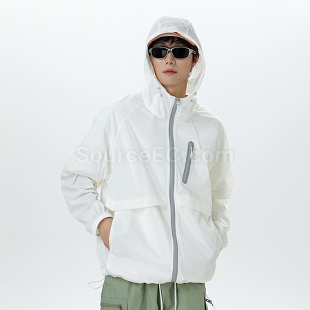 禮品訂造夏季戶外連帽防曬衣紀念品