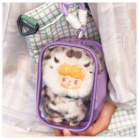 禮品訂造可裝卡片透明娃包紀念品