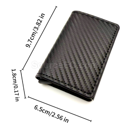 禮品訂造自動彈卡RFID卡包錢包紀念品